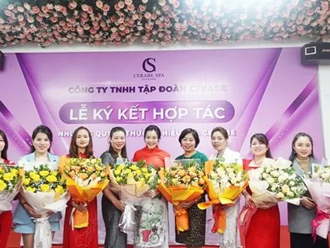 CERABE KÝ KẾT HỢP TÁC VỚI 9 TÂN CHỦ SPA
