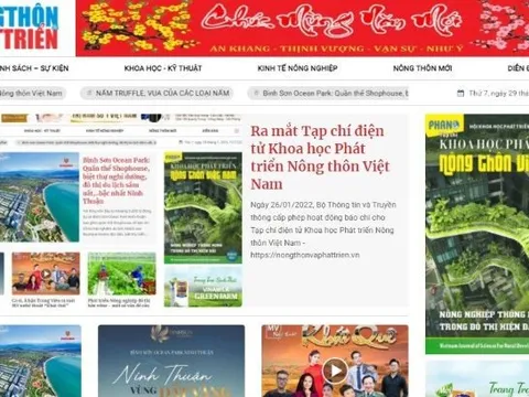 Ra mắt Tạp chí điện tử Khoa học Phát triển Nông thôn Việt Nam