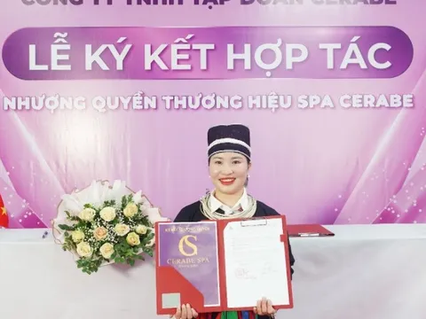 Lễ kí kết hợp tác toàn diện giữa Chuỗi nhượng quyền thương hiệu Spa Cerabe và Chủ Spa Đặng Thị Dong