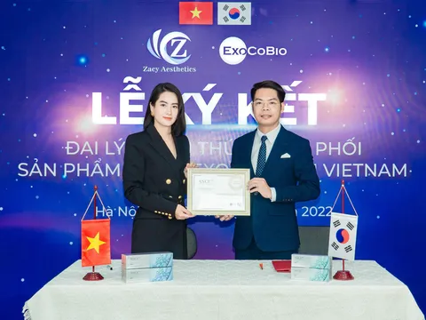 Seul Skinlab hợp tác cùng Zacy Aesthetics trở thành đại lý phân phối chính thức sản phẩm ExoCobio ASCE+ Exosome