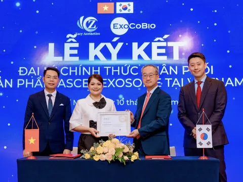 Phương Thảo Beauty ký kết hợp đồng phân phối ASCE+ cùng ExoCoBio Hàn Quốc