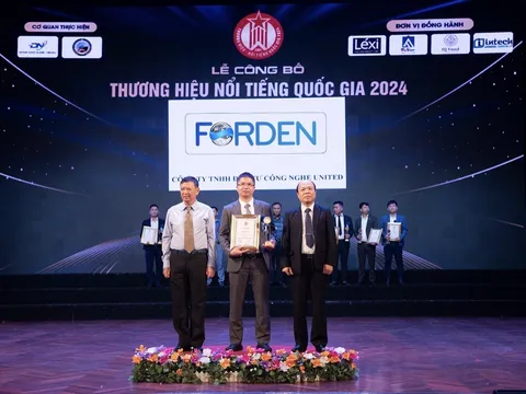 Sơn Forden vinh dự nhận giải thưởng “Top 10 Thương hiệu nổi tiếng Quốc gia 2024”