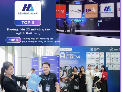 May Hải Anh lọt top 3 thương hiệu đổi mới sáng tạo ngành thời trang 2024