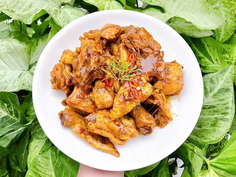 Cách làm món gà roti nước dừa