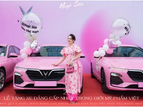 Lộ diện nữ doanh nhân trẻ Thái Nguyên là chủ nhân xế sang Vinfast Lux A2.0 với màu hồng rực rỡ