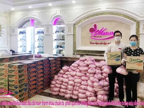 'Đong đầy yêu thương' mùa Covid với 2500 phần quà đến từ Thẩm Mỹ Viện Mailisa