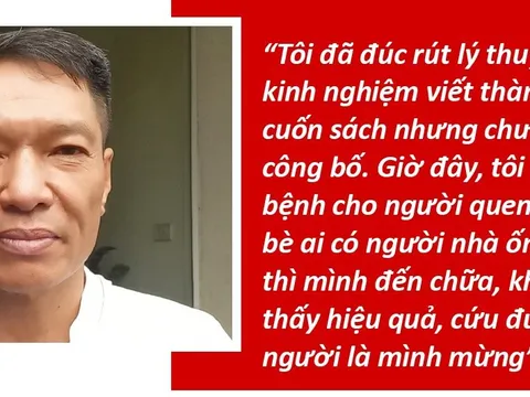 Cựu cục phó cảnh sát Dương Tự Trọng sau khi ra tù chữa bệnh cứu người